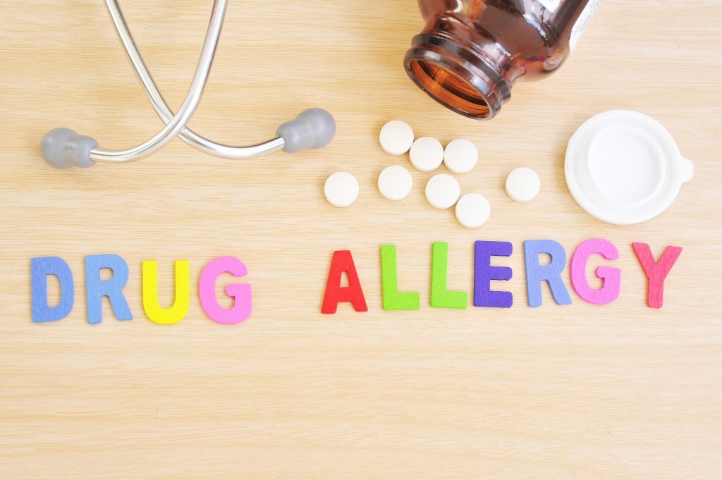 Treatment of drug allergy at home
