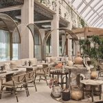 Open air restaurant in Kuwait