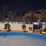 Fencing the city theater