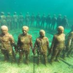 Children's sculpture in Moliner's underwater sculpture park