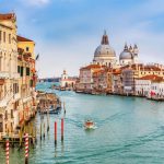 Grand canal of Venice and surrounding buildings