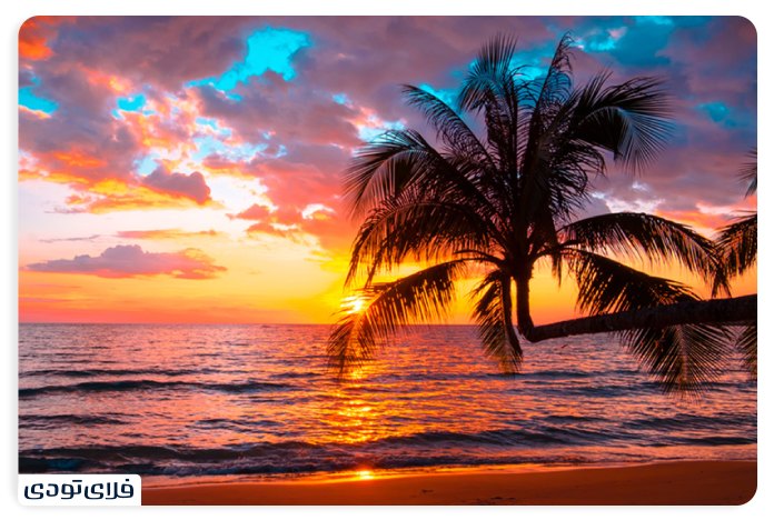 Sightseeing places in Kish in autumn