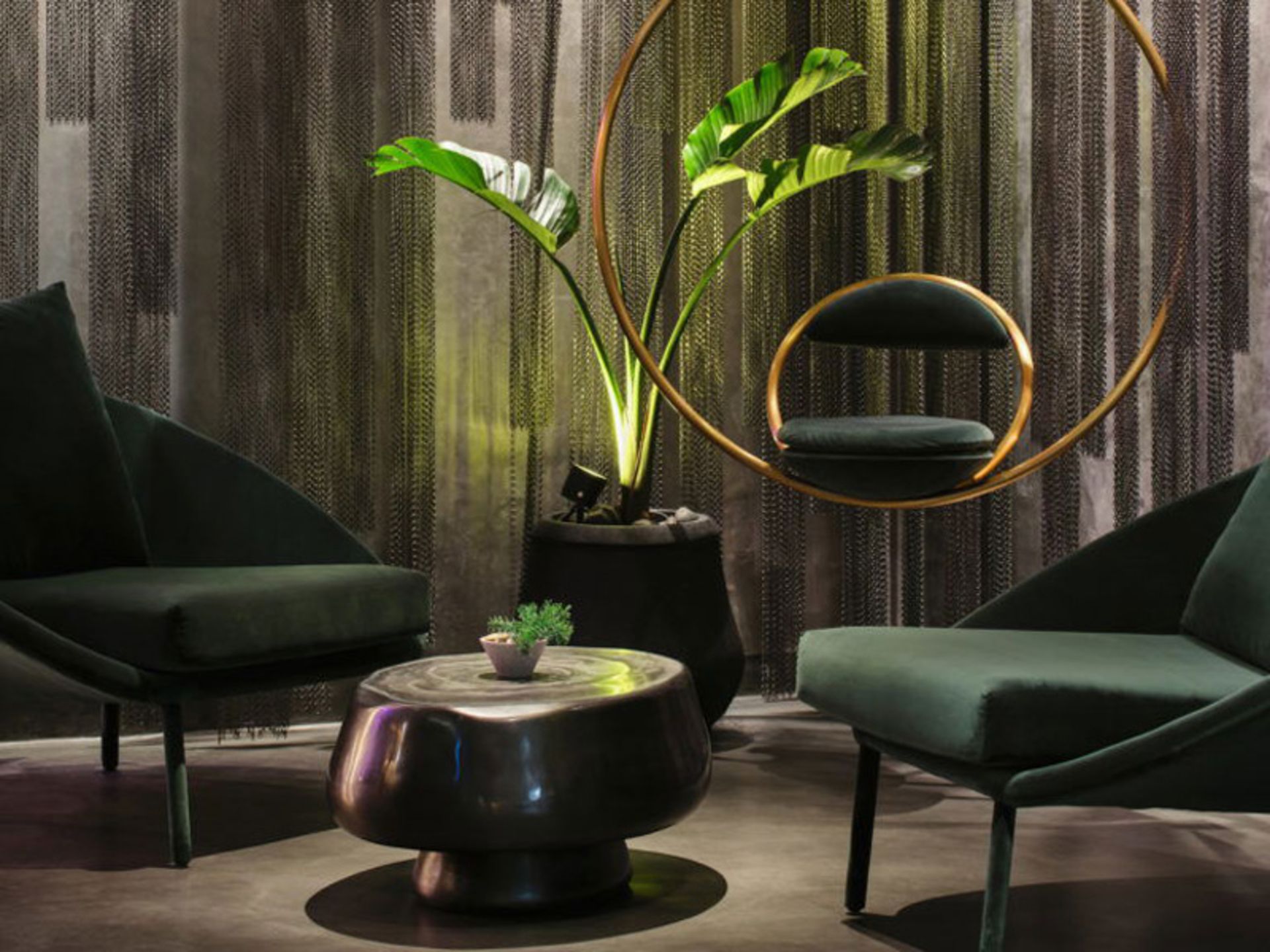 Nairobi hotel green furniture