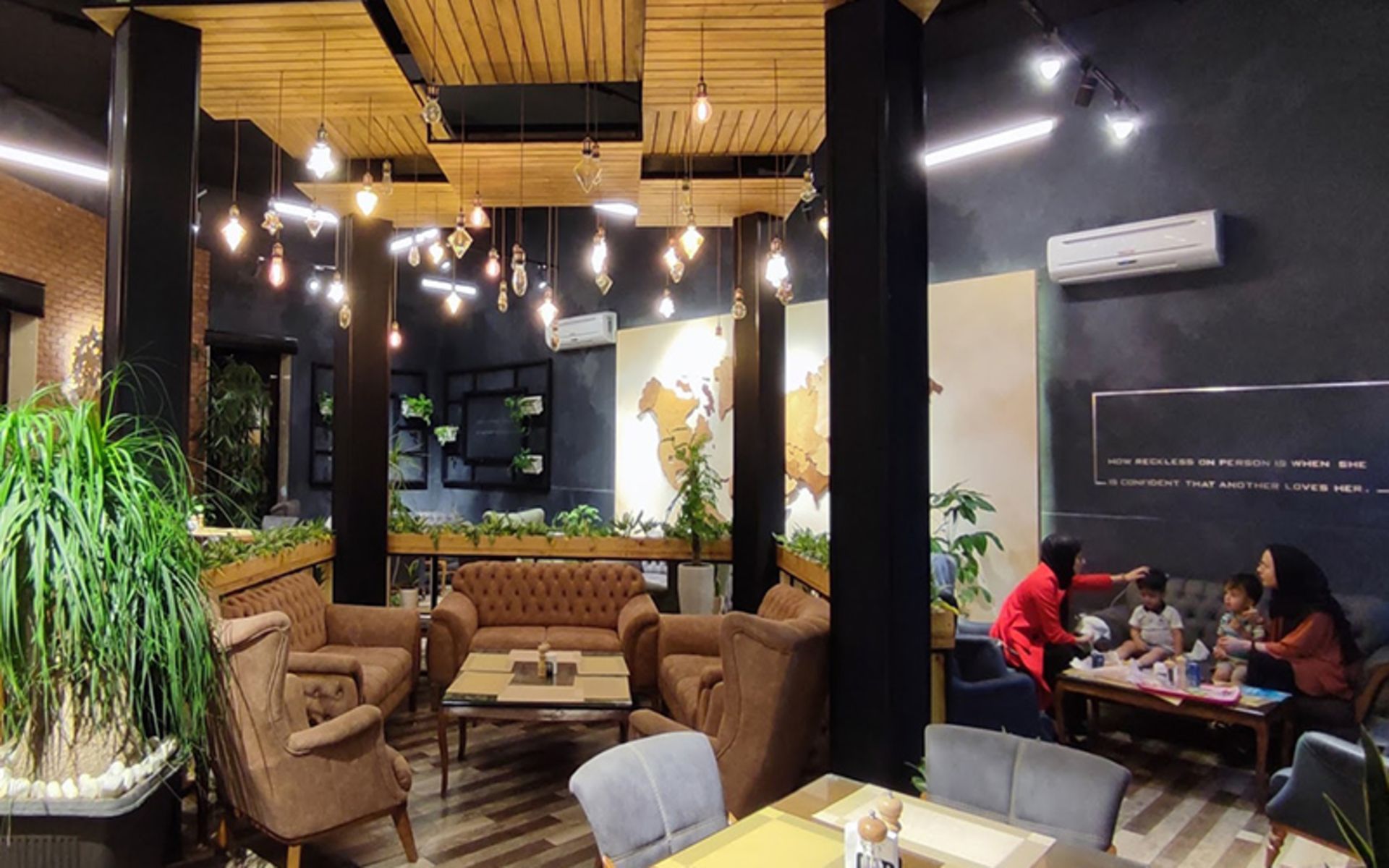 Modern interior of Sorna Shahroud fast food