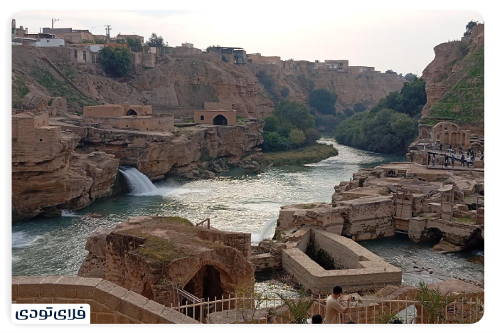 Shushtar water structures Dastkand Gargar river