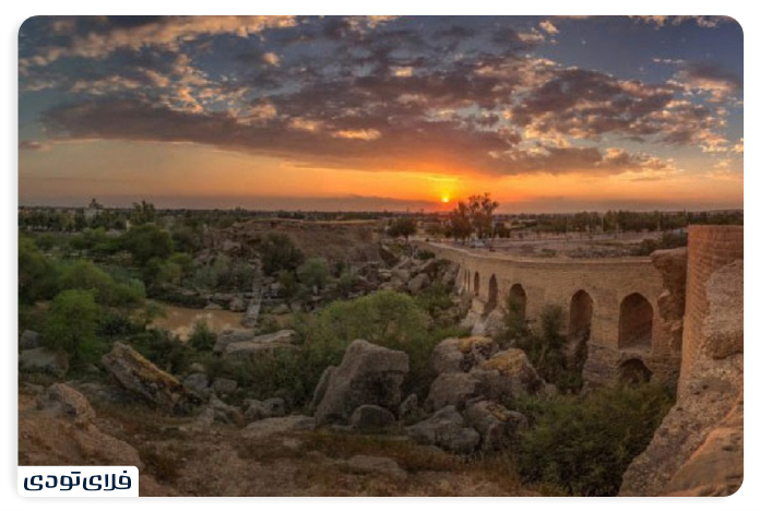 Shushtar water structures Lashkar Bridge