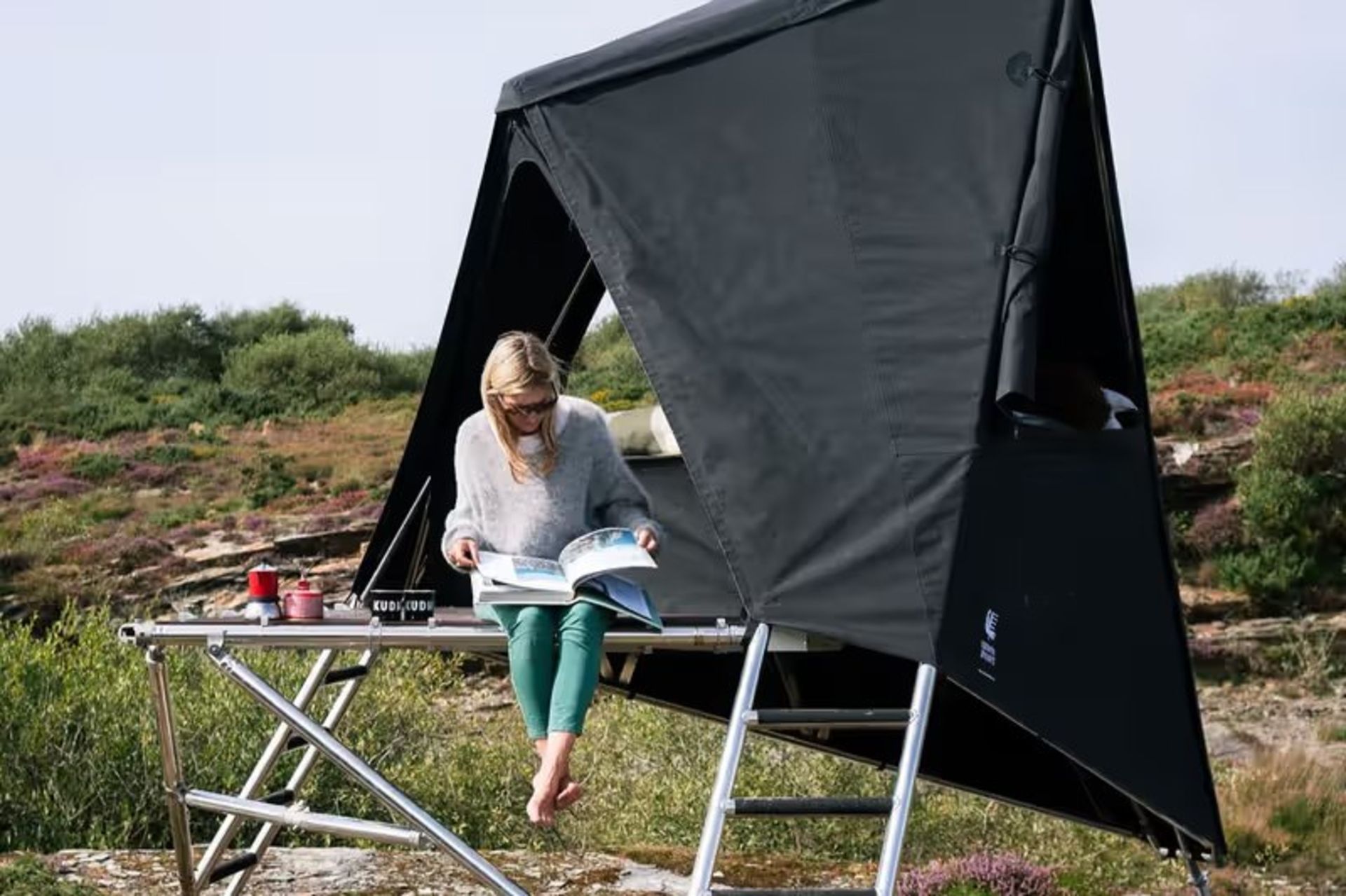 The outdoor platform of your tent tent