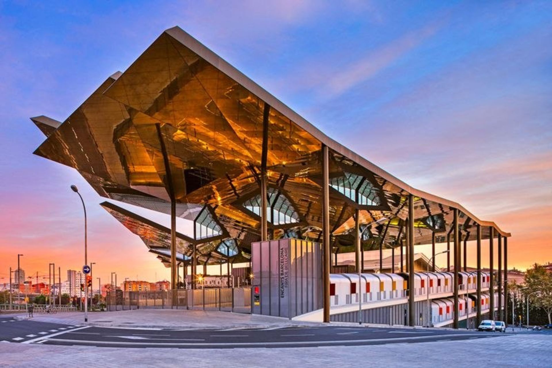 The modern architecture of Barcelona's Encantes market
