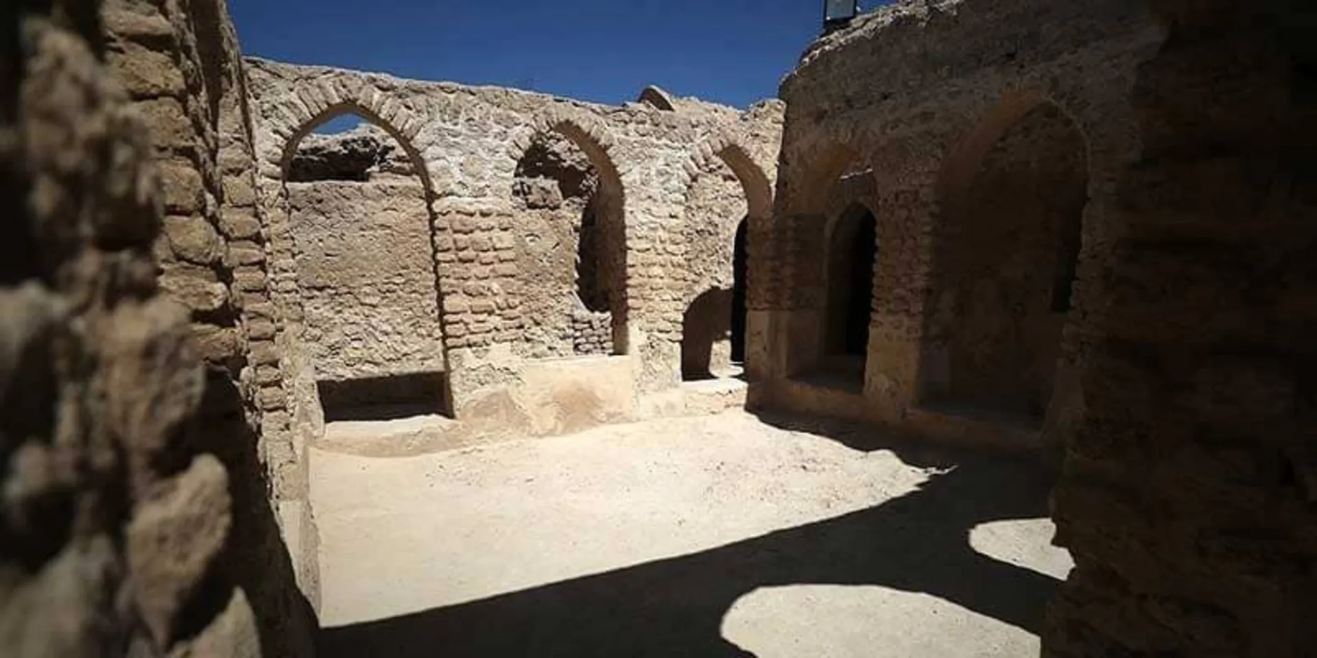 Remains of historical houses in the ancient city of Harira