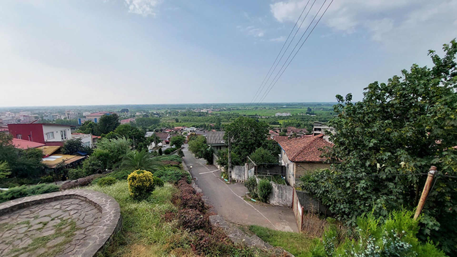 Beautiful nature and rural houses of Sheikhanbar region