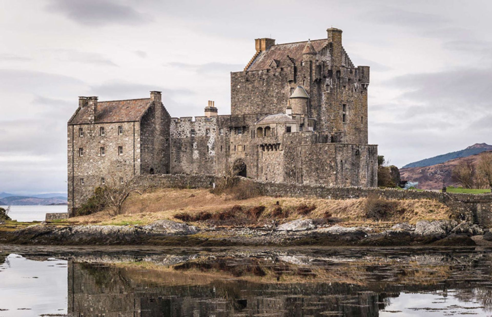A historic fortified castle in the Scottish Highlands