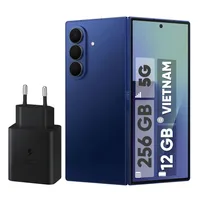Samsung Galaxy Z Fold 7 mobile phone, two SIM cards, 256GB capacity and 12GB RAM - Vietnam, with a 45W Samsung charger