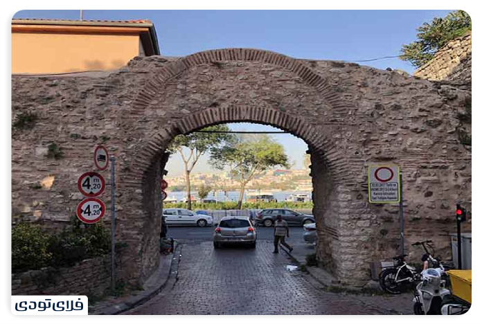 Balat neighborhood of Istanbul Sibali Balat gate