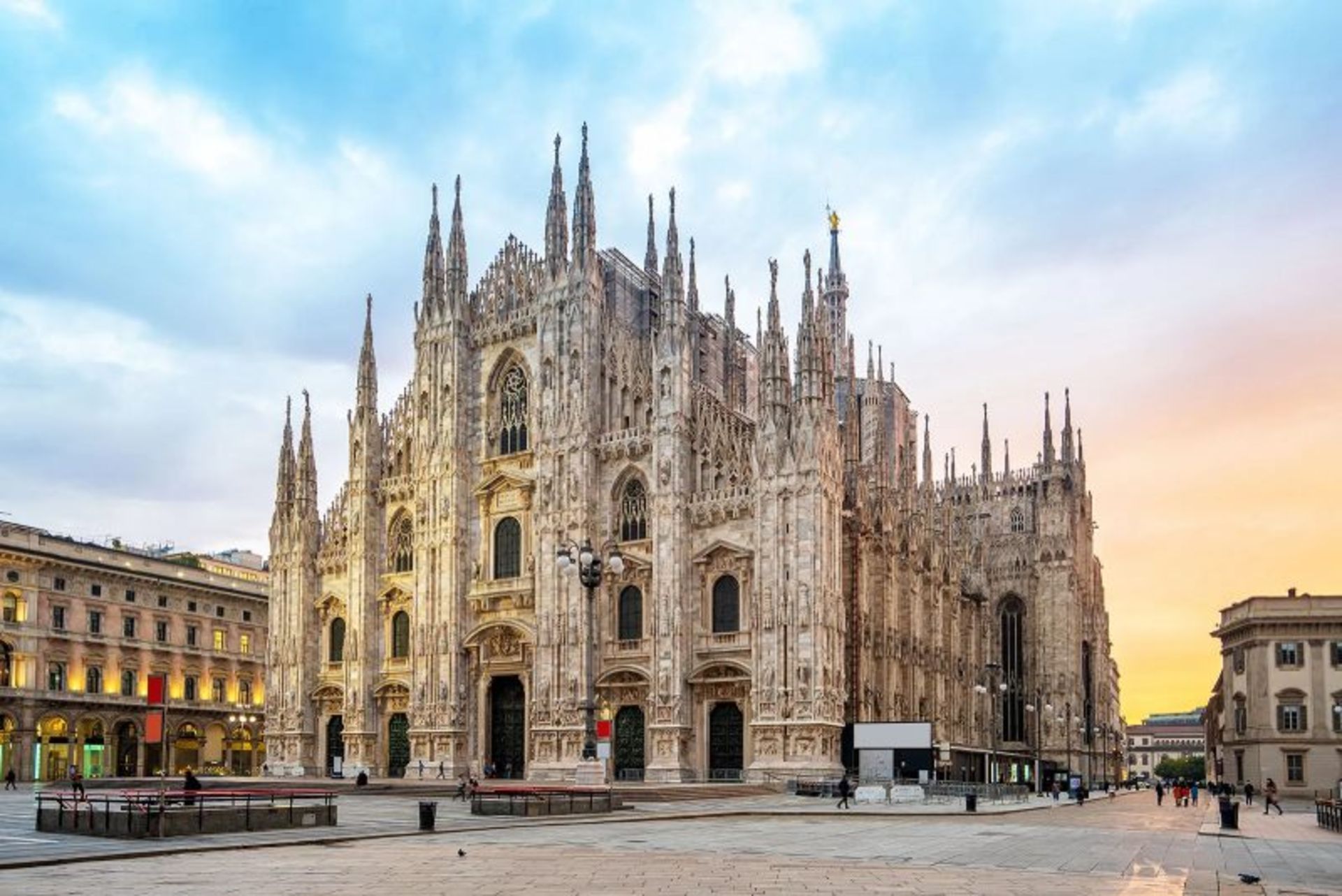 Exterior view of Milan Cathedral