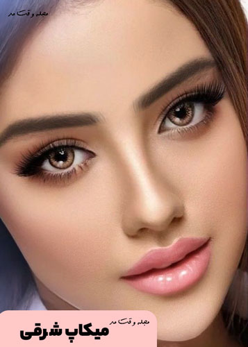 New oriental makeup style model