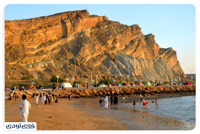 Rocky beaches of Chabahar