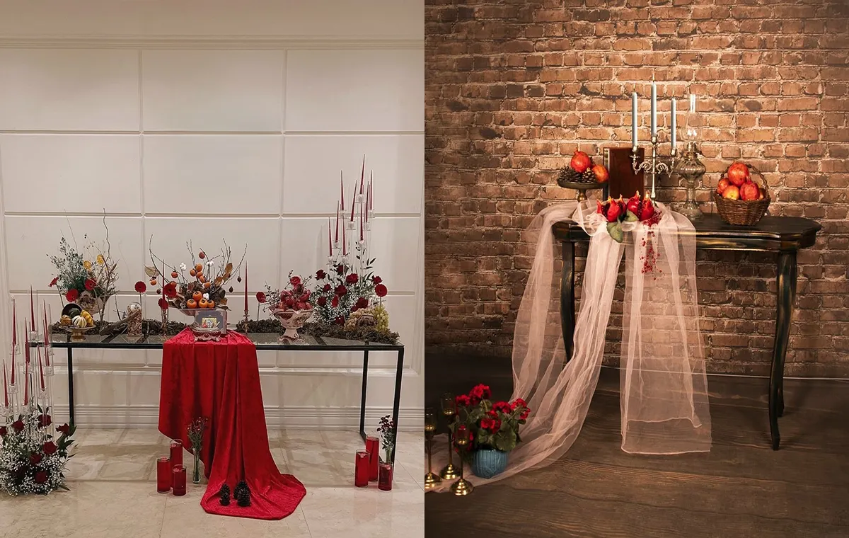 Autumn Yalda night decor for photography