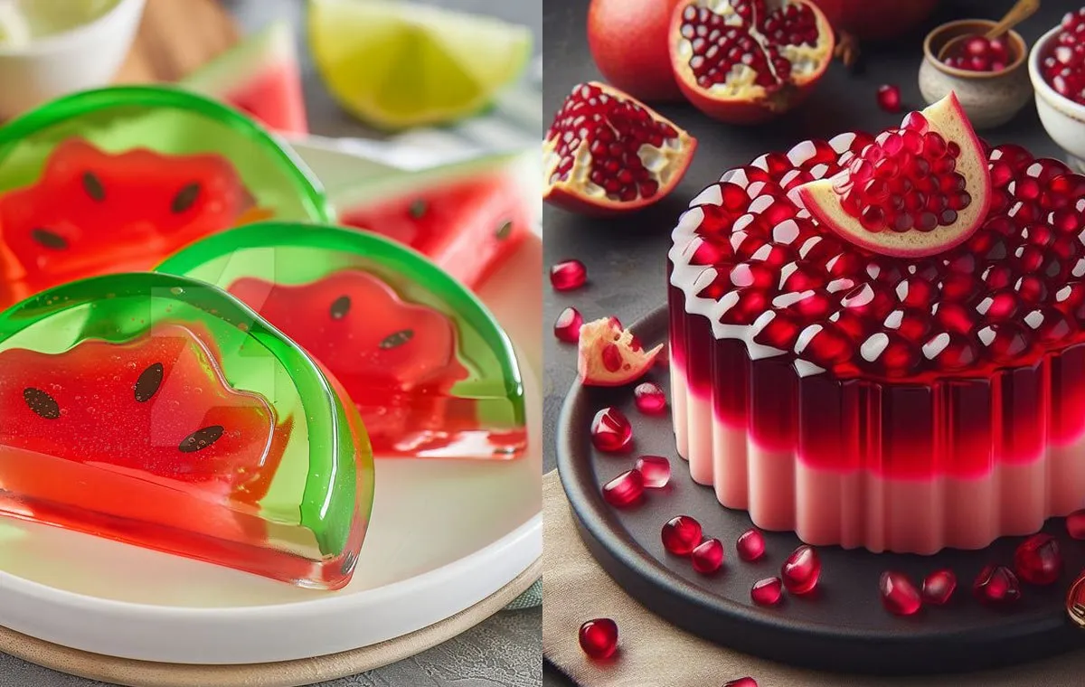 Yalda night jelly decoration