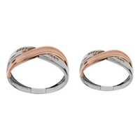 18 carat gold ring set for women and men Maya Mahek model MR1357