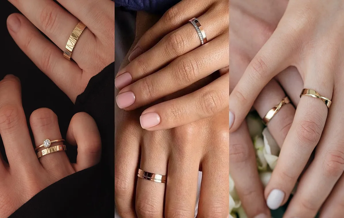 It is a wedding ring model