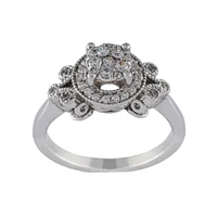 18 carat gold ring for women, Seven Jewelry, model 0027