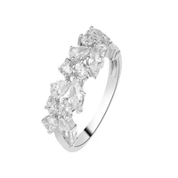   18 karat gold ring for women, marquis design, code GH2627