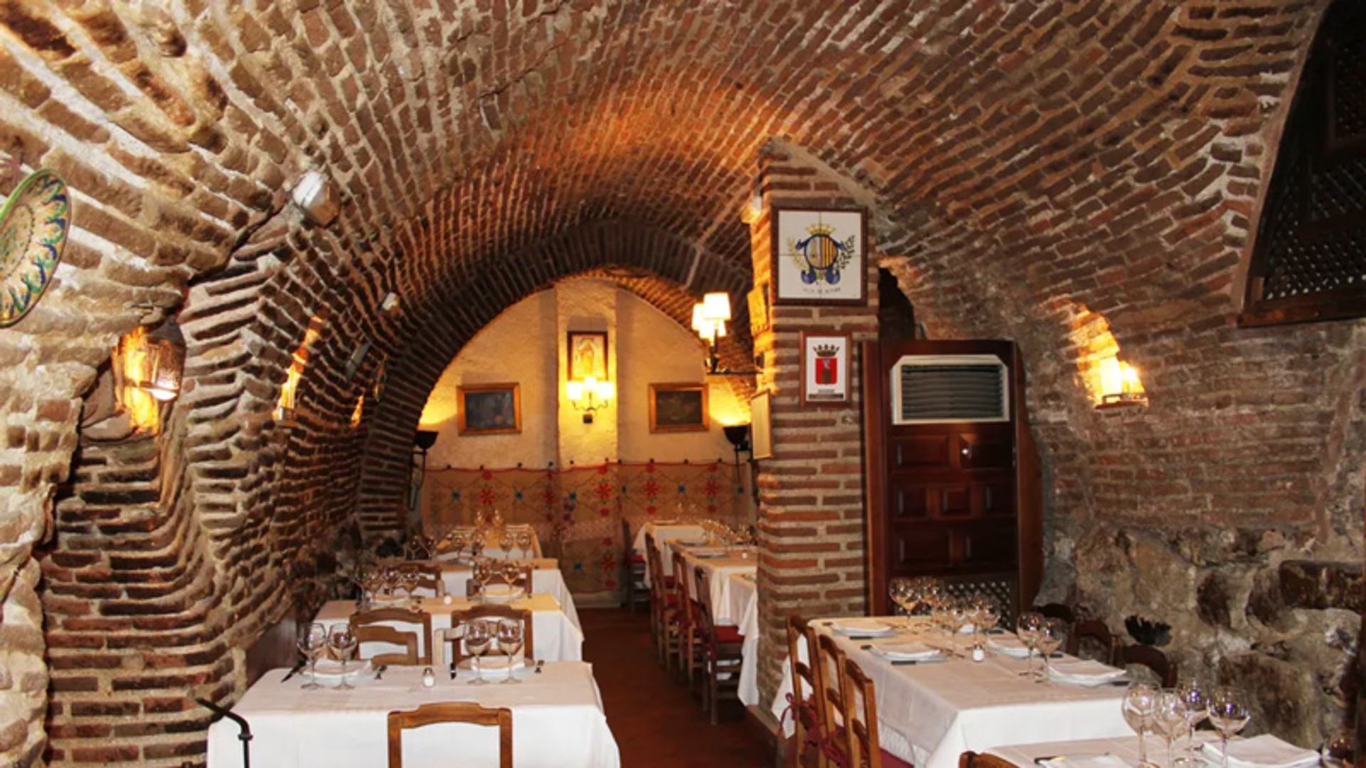 The dining hall of Boutin restaurant in Madrid