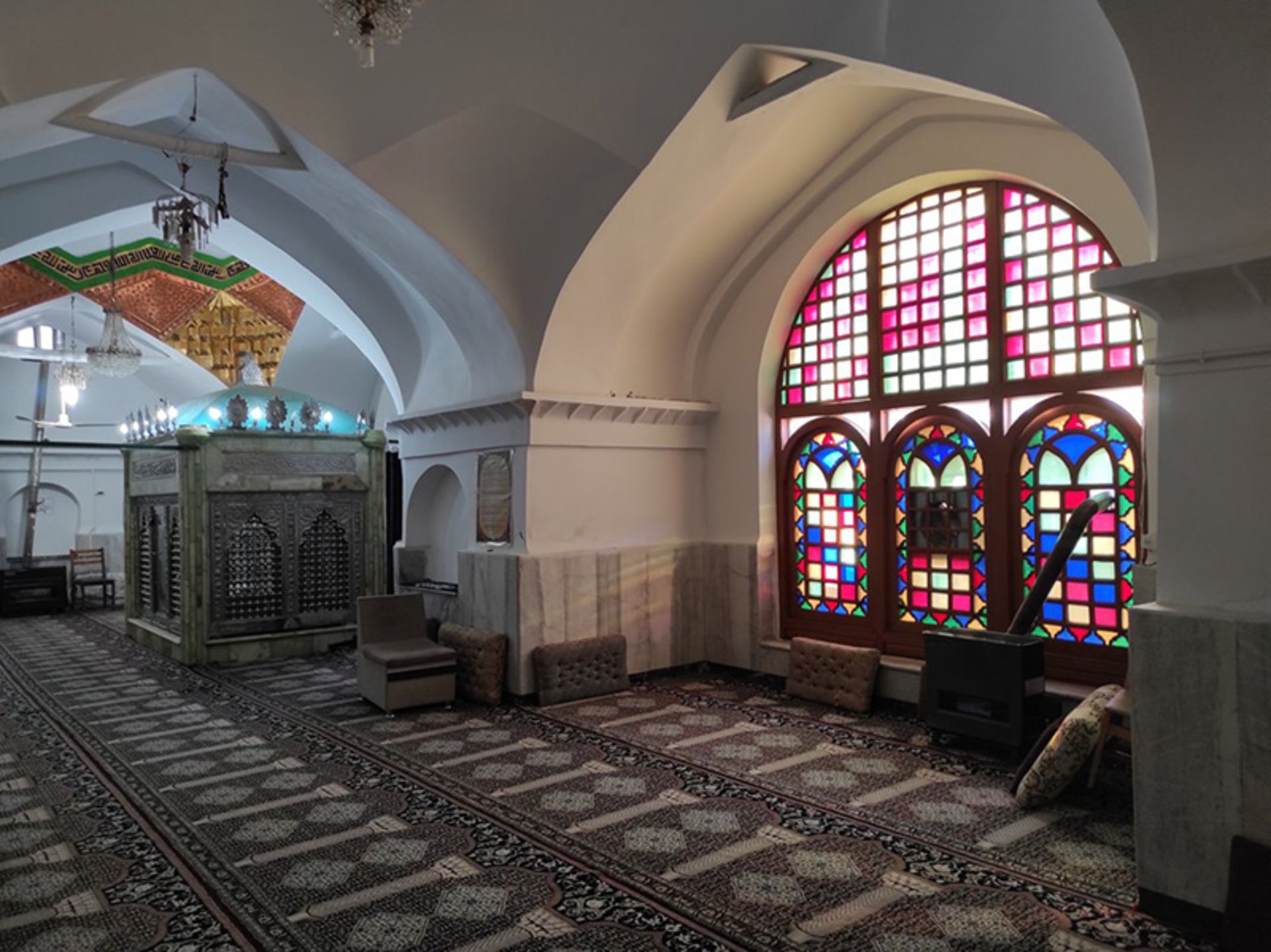 Interior of Pir Omar Imamzadeh in Sanandaj