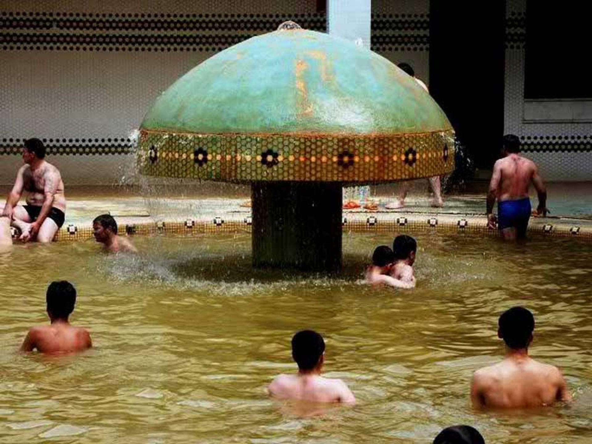 Take a swim in the Bajlar spa pool