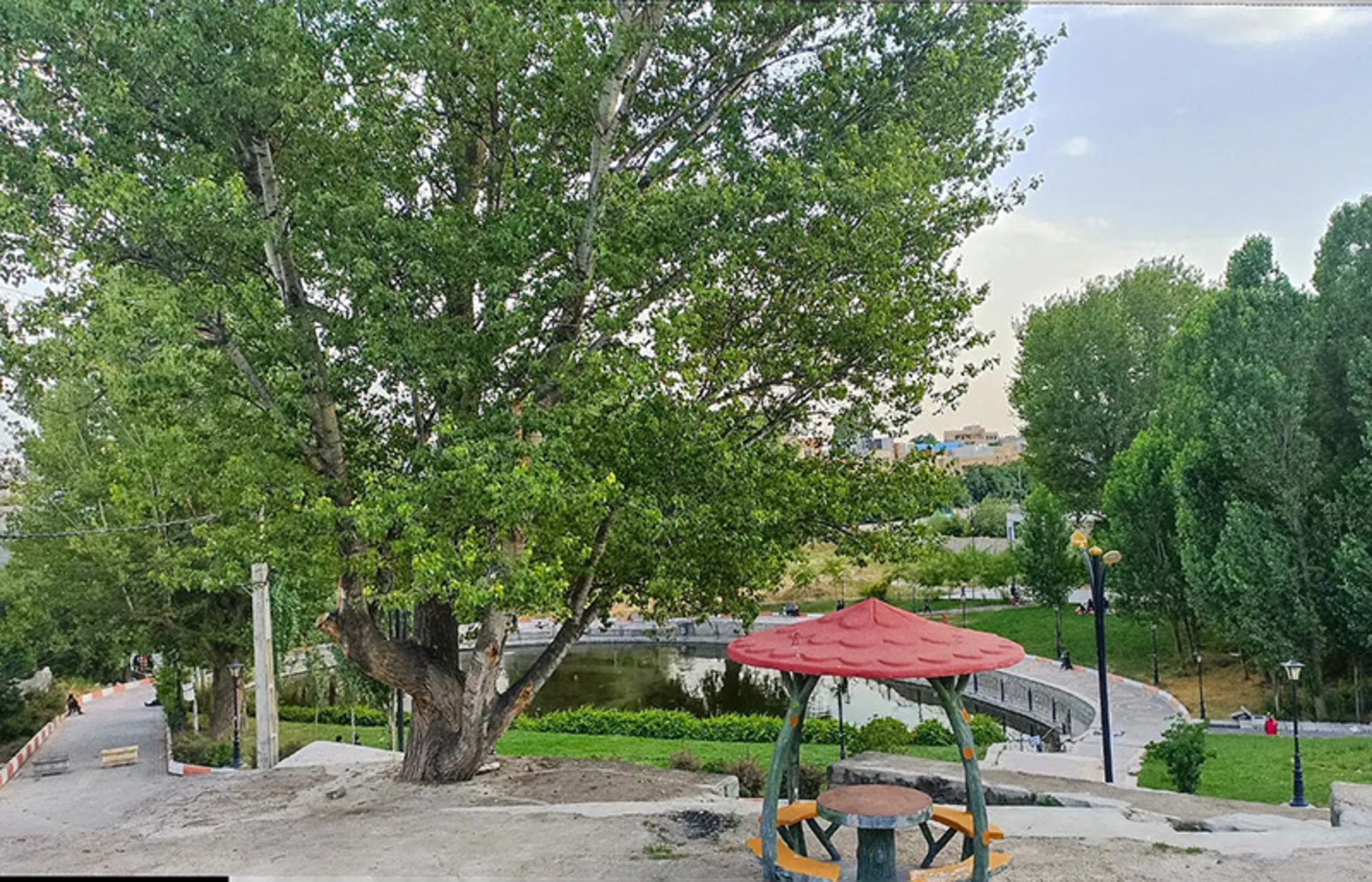 Green park in Sareen