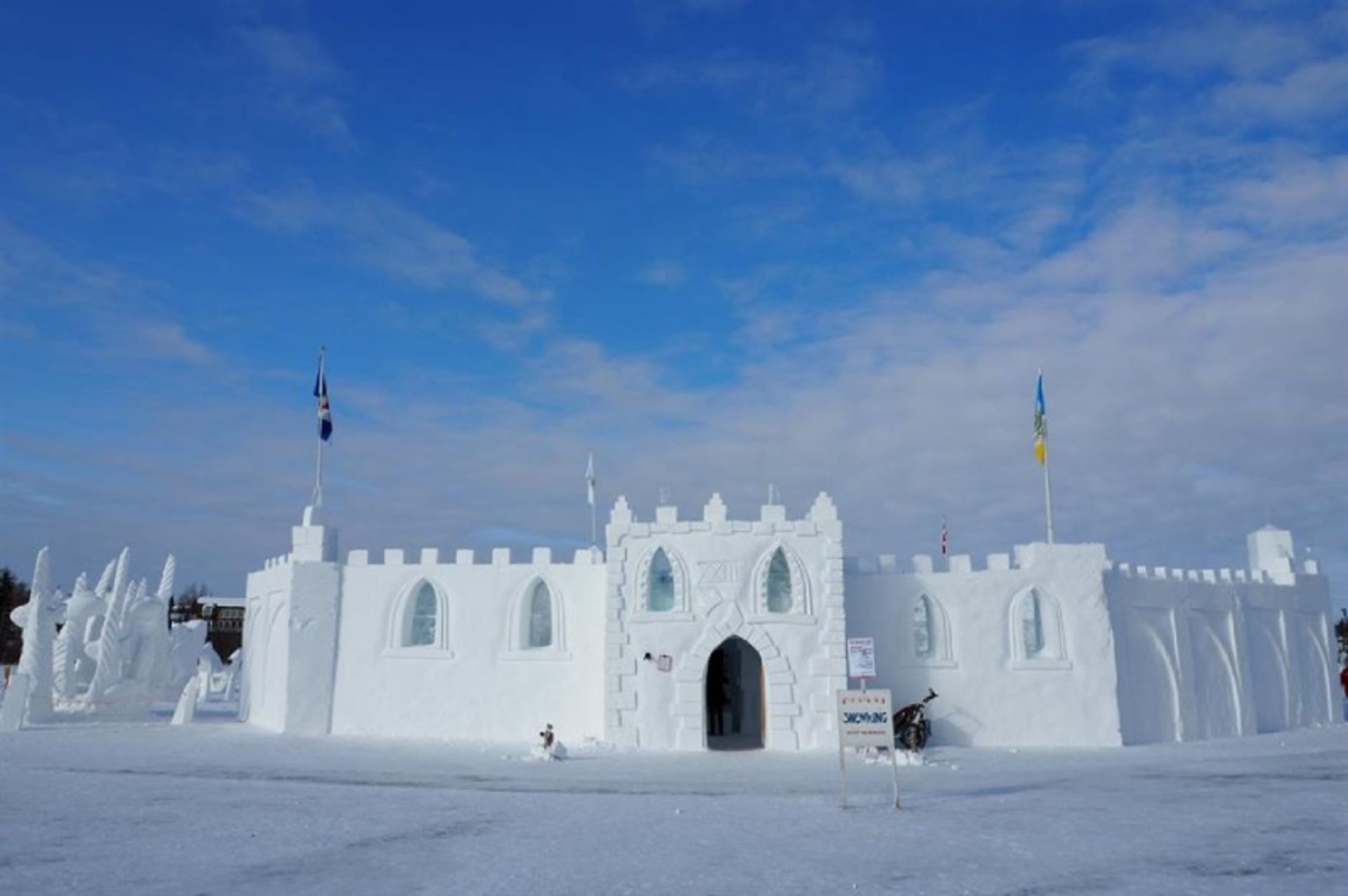 Snow Castle in Yellowknife