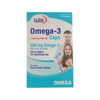Eurovital omega 3 gelatin capsules, pack of 30