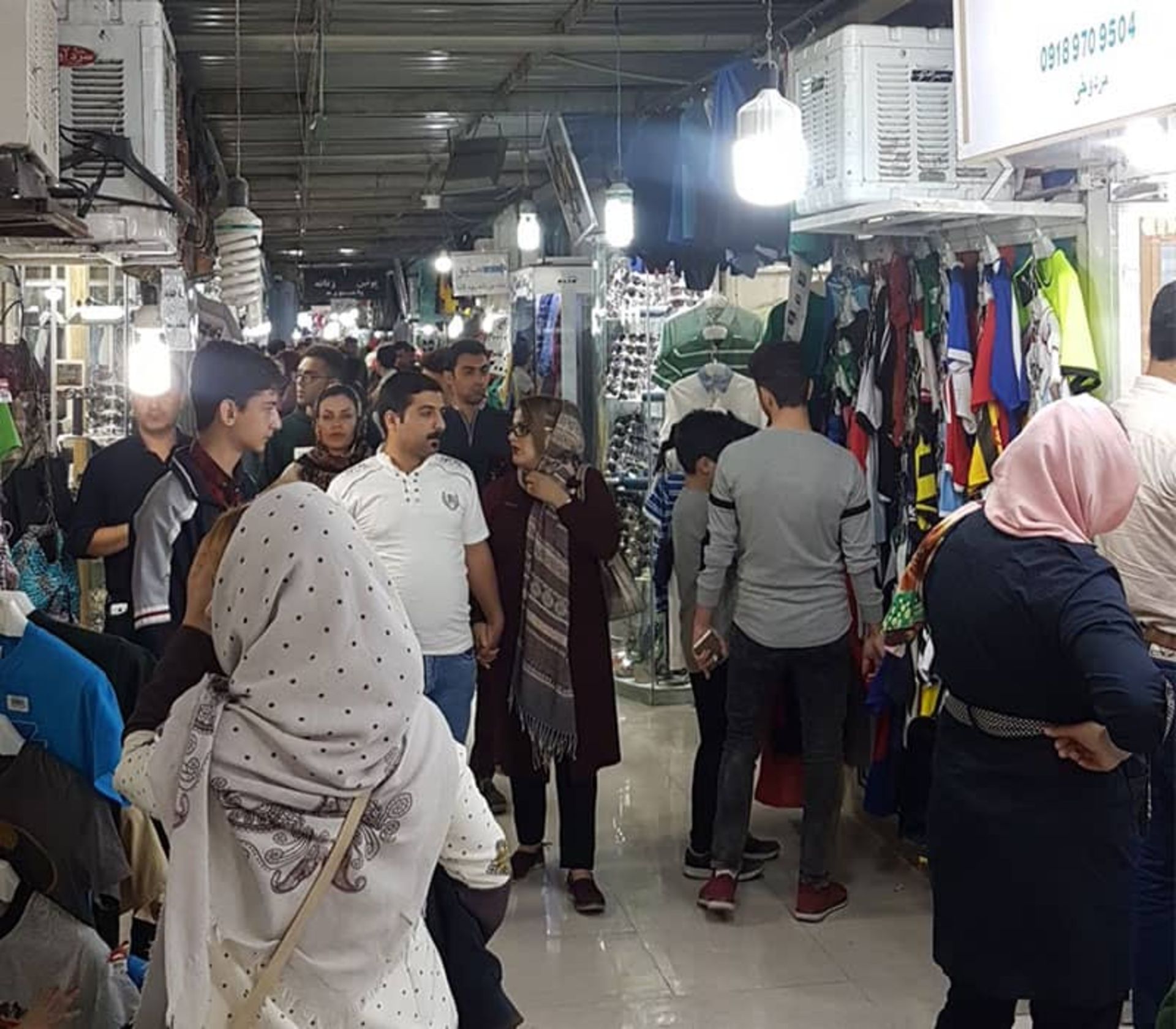 The number of visitors in Marivan border market