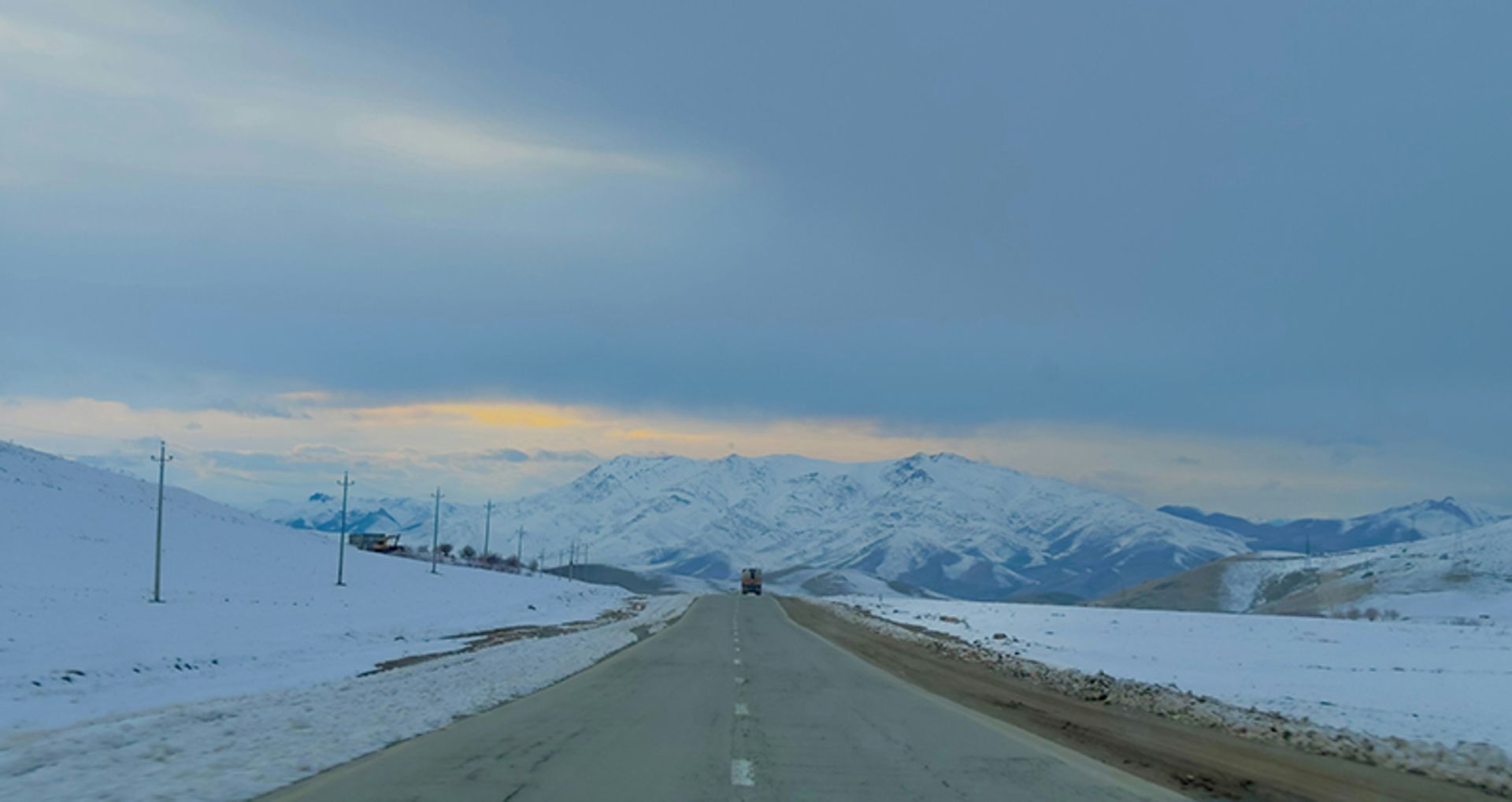 The snow-covered plains of Kurdistan