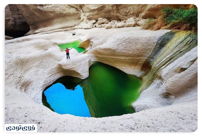 Access routes to Bouchir Strait