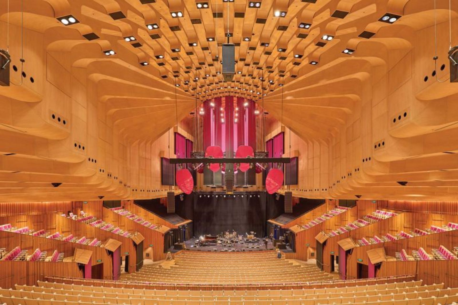 The interior of the Sydney Opera House