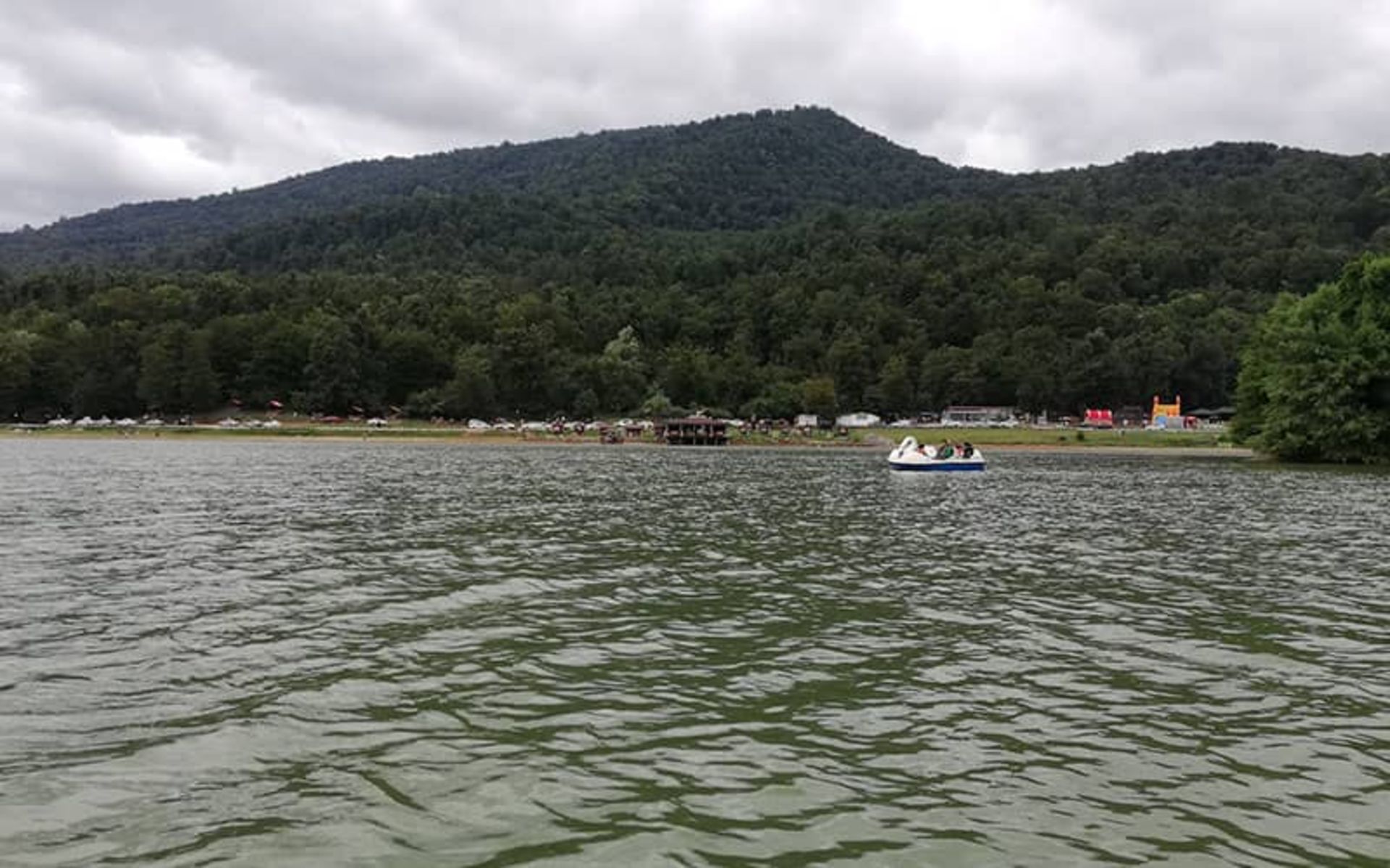 Boating in Avider dam lake