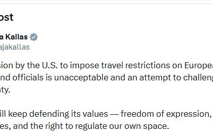 European Union: America's decision challenges our sovereignty