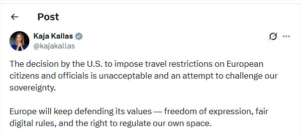 European Union: America's decision challenges our sovereignty