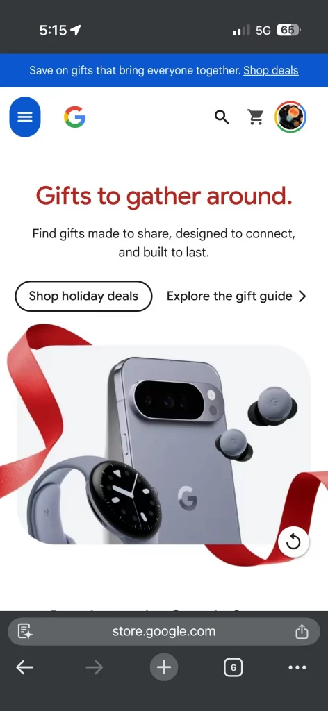 Gemini in Chrome iPhone