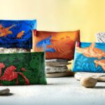 Four models of colorful economy class bags