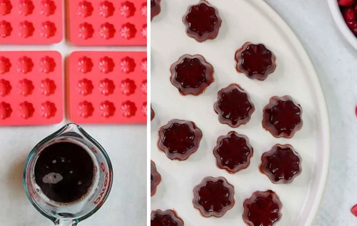 Simple pomegranate jelly for Yalda night