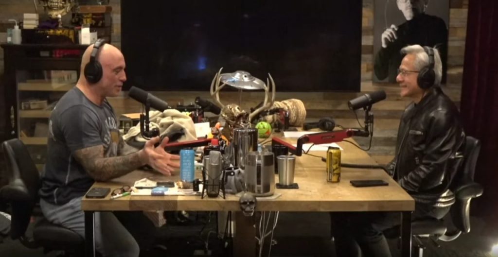 A conversation between Jensen Huang and Joe Rogan