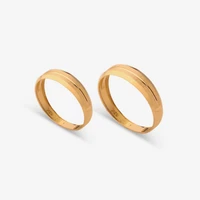 18 carat gold ring set for women and men, model DK155