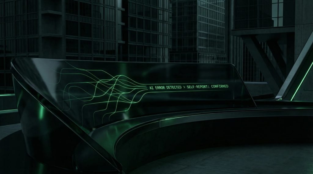 Error reporting by artificial intelligence