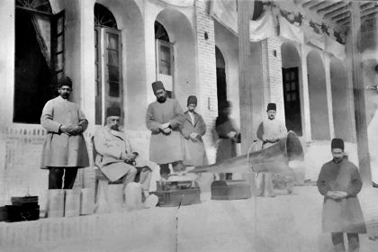 Mozafaruddin Shah Qajar and gramophone