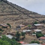 Angas village at the foot of the mountain
