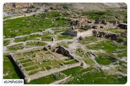 Where is the ancient city of Bishapur?