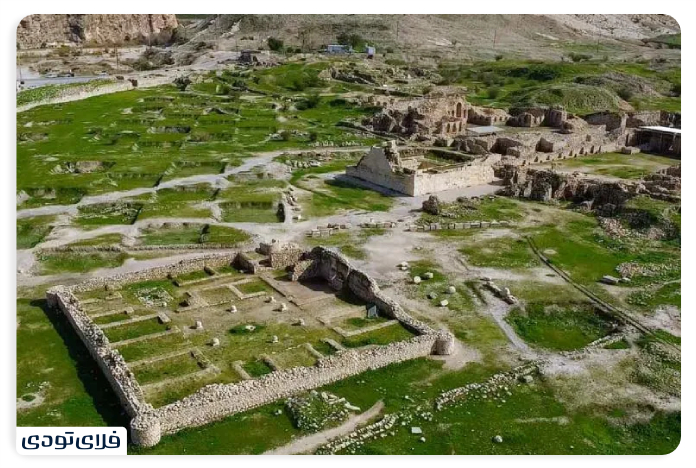 Where is the ancient city of Bishapur?