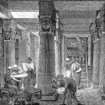 Designing the interior of the library of Alexandria